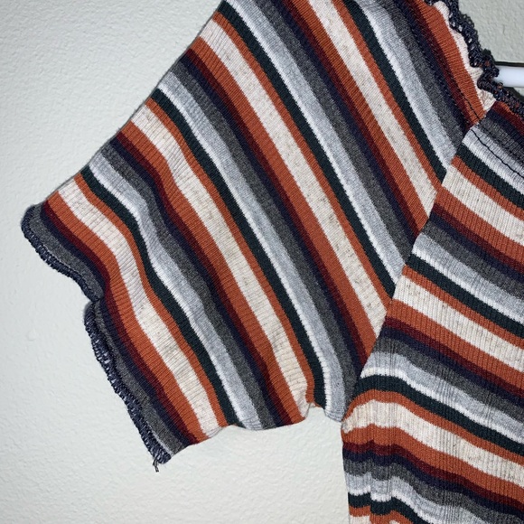 Women’s Striped Summer Mini Dress - Large - Picture 4 of 9